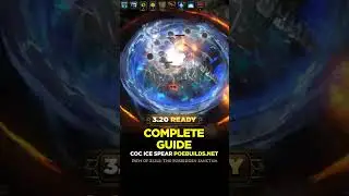 3.20 COC ICE SPEAR COMPLETE BUILD | PoE Builds | #shorts #poe #pathofexile