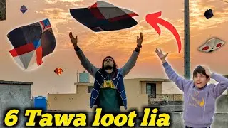 Omg 😱 Itna Bara guda Loot lia 😍 || 6 Tawa Kite Catching 💥 || Basant 2025