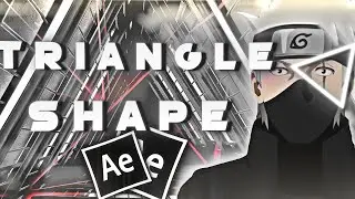 Animated Triangle Shape Tutorial | After effect amv tutorial