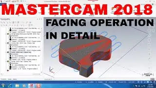 mastercam face milling tool path tutorials for beginners |mastercam tutorials