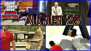 MADRAZO'S BOUNTY, GUN VAN, SHIPWRECK & G'S CACHE LOCATION TODAY AUGUST 25 IN GTA ONLINE