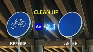 HOW TO CLEAN UP ANYTHING IN AFTER EFFECT FOR FREE USING A.I 2024 100% Hack
