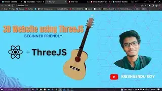 ThreeJS || Create Beautiful 3D Website using ThreeJS + ReactJS || Krishnendu Roy