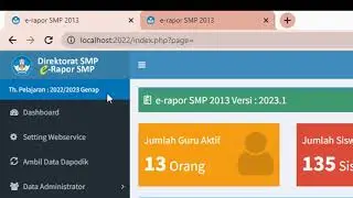 Part #2. Cara tarik data 2022/2023 semester genap pada erapor SMP K13 versi 2023.1