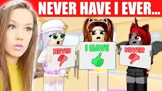 Exposing My FRIENDS In Never Have I Ever With CUTIE AND MOODY (Roblox)