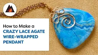 Simple Wire-Wrapped Gemstone Pendant