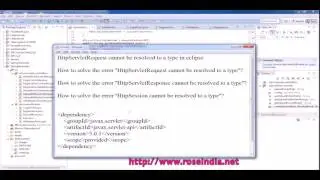 HttpServletRequest cannot be resolved to a type in eclipse - Solved