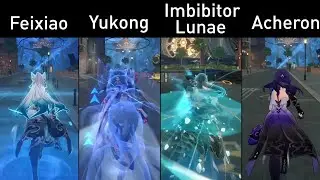 Is Feixiao the FASTEST | Speed Race Comparison #honkaistarrail #feixiao
