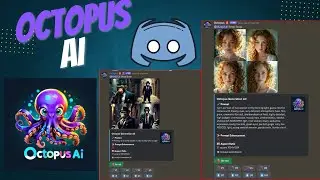 Octopus AI 🐙| Discord Image Generator Ai Showcase 2024