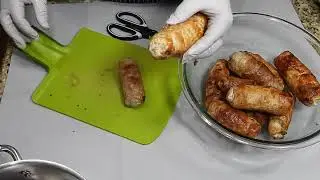 Мясные Рулетики.с начинкой  Мясные Пальчики.