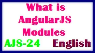 What is AngularJS Modules In english-vlr training