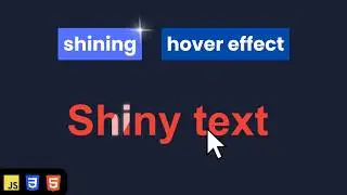 Make your website shine with this effect ✨