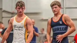 150 – Carter Skoff {G} of Illinois Cornstars defeated Austin Manley {R} of Warrior RTC 2 by 8–3