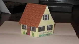 Make pop up cottage card with narration, also gingerbread house.