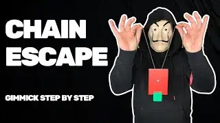 CHAIN ESCAPE MAGIC TRICK TUTORIAL 🪄 Gimmick Step by Step
