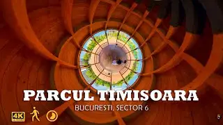 Timisoara Park | Bucharest, District 6 | Timeshift walking tour | 🇷🇴