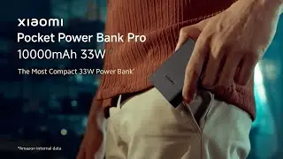 Xiaomi Pocket Power Bank Pro 10000mAh 33W | Most Compact 33W Power Bank*