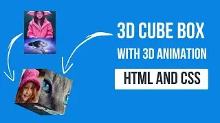 CSS 3D Cube Box with Animation | Html And CSS