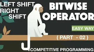 Left shift and right shift bitwise operator   || Competitive programming ||