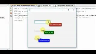 JavaFX Tool Tip | Change Background Color