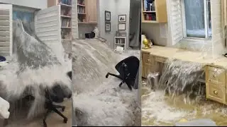 Storm Floods Homeowners Basement in 2 Feet of Water