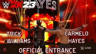 WWE 2K23: Trick Williams & Carmelo Hayes Full Official Tag Team Entrance!