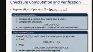 CERIAS Security: Secure Network Coding for Wireless Mesh Networks 3/4