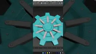 Fallout Vault Door Model | 3DS Max