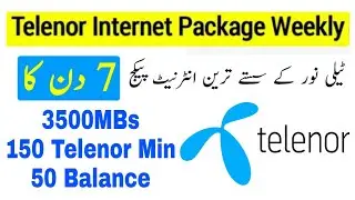 Telenor Internet package |Telenor Internet package weekly|telenor all in one bundle|telenor packages