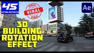 After Effects Class - 45 | 3D Building Rotation !