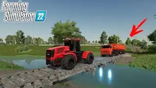 [РП] СТРОИТЕЛЬСТВО НОВОГО МОСТА В FARMING SIMULATOR 22