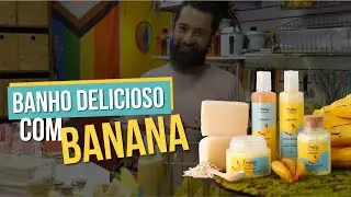 BANHO AROMÁTICO COM BANANA: SAIS DE BANHO PARA CHUVEIRO COM PERFUME INCRÍVEL