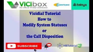 Vicidial How To Modify System Statuses or Call Disposition |#vicibox #vicidial #dialer #contabo