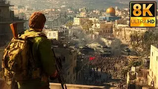 ZOMBIE WAR Jerusalem | Realistic IMMERSIVE ULTRA Graphics Gameplay | World War Z | RTX 4090 | 8K