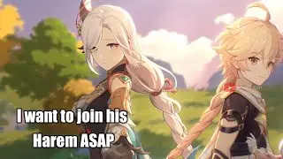 When Shenhe also wants to join Aether's Harem