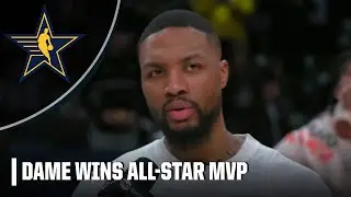 Damian Lillard on winning the All-Star MVP: Its an HONOR! 🏆 | NBA on ESPN