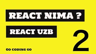 REACT UZB 2021 👆🏻 #1 - React Nima