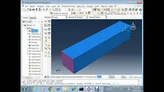 Geometric-Nonlinear of Cantilever Beam using Abaqus CAE#fea #structural #abaqustutorial #mechanical