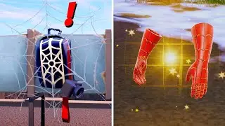 ОТВЕТИЛ - ГДЕ НАЙТИ ПЕРЧАТКИ ЧЕЛОВЕКА ПАУКА В ФОРТНАЙТ! ПУСКАТЕЛИ ПАУТИНЫ FORTNITE ВЕБШУТЕРЫ 3 ГЛАВА