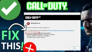 How To Fix MW3 Error Code 0x887a0005 | Fix MW3 DirectX Error | #mw3 | #callofdutymodernwarfare3