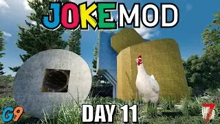 7 Days To Die - Joke Mod - Day 11 (Glock on a C*ck)