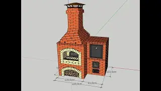 ПРОЕКТ комплекса барбекю МПКК R 78 radius 2 для самостоятельного строительства