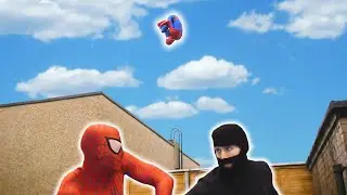 SPIDERMAN Fights Crime In Real Life | Parkour, Flips & Kicks