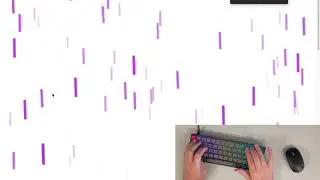 ASMR Programming - Coding Purple Rain - No Talking