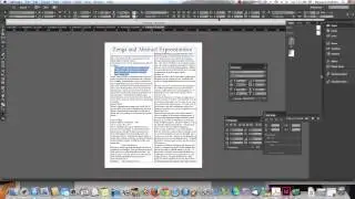 Importing Text into InDesign