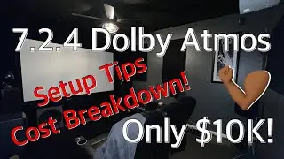 Unbelievable Small 7.2.4 Dolby Atmos Home Theater 🤯 - Under $10k?!