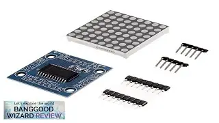 5Pcs MAX7219 Dot Matrix Module Microcontroller LED Module Display Module MAX7219 DIY Review