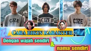 CARA MEMBUAT KARAKTER WAJAH DAN BERTULISAN NAMA KAMU | TUTORIAL GAMBAR DAN TULISAN PAKAI AI #ai