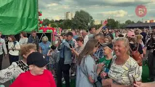 Презентация мыла-рекордсмена в зоне отдыха 