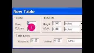 Learn To Insert Table In  Adobe PageMaker 0.7 (Hindi)